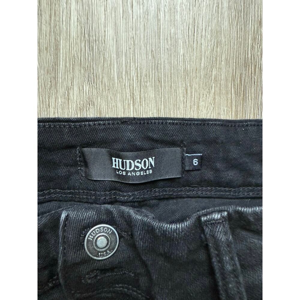 Hudson Women's Black Denim Jeans, women's size 6 - Picture 3 of 7